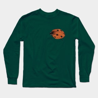 Embroidered Ladybug Long Sleeve T-Shirt